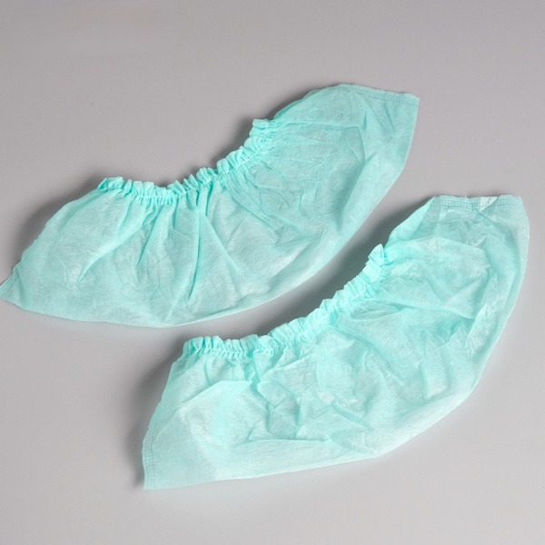 Green Spunbond Shoe Covers - 360x120mm, 17gsm, 50 Pairs