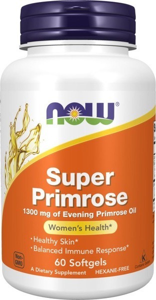 Evening Primrose Oil 1300mg 60 Capsules: Supports Hormonal Balance & Reduces Inflammation