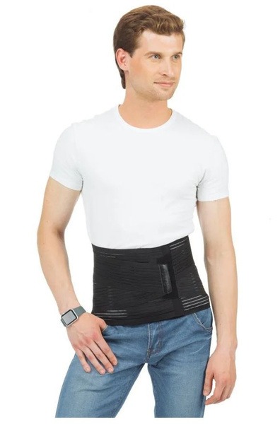 AirPlus Lumbar Sacral Support Belt (KPK-100) - Black