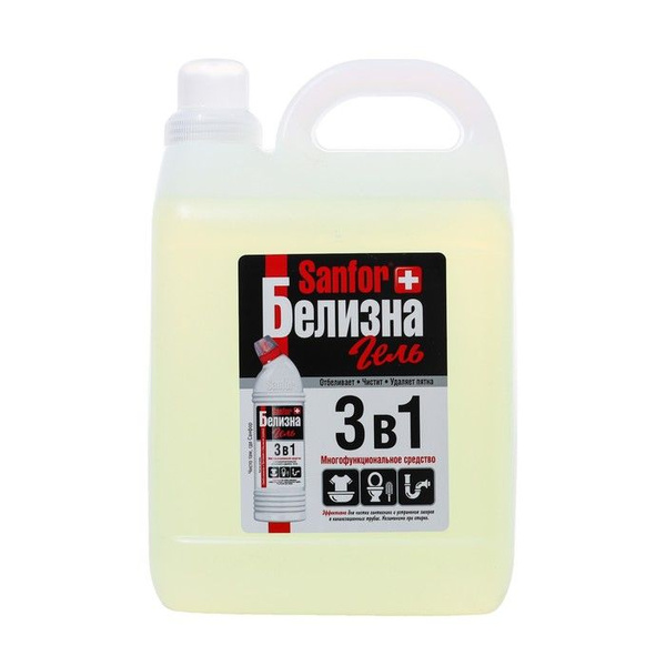 Sanfor 3-in-1 Bleach Gel, 5L