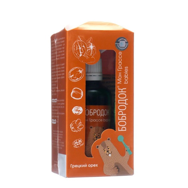 Bobrodok Mon Grasset Baby Syrup: Parasite & Infection Relief (50ml)