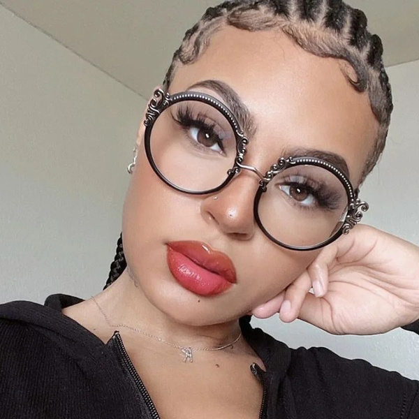 Retro Round Metal Frame Sunglasses for Women - Designer Gift