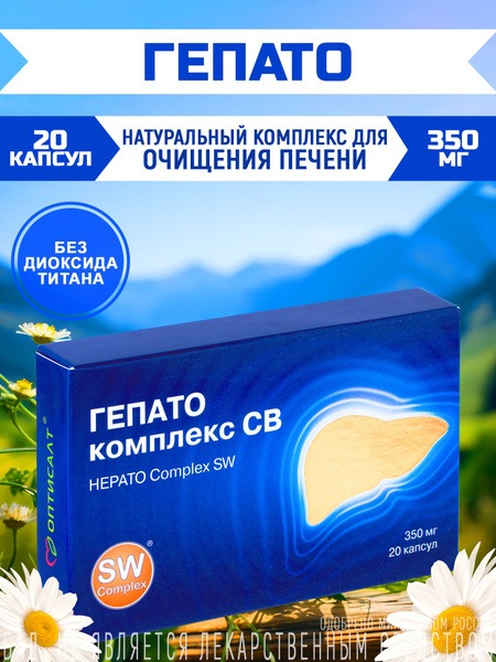 Hepato Liver Support: 20 Capsules