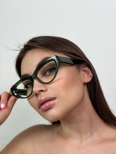 Elegant Green Paradise Women's Eyeglass Frames