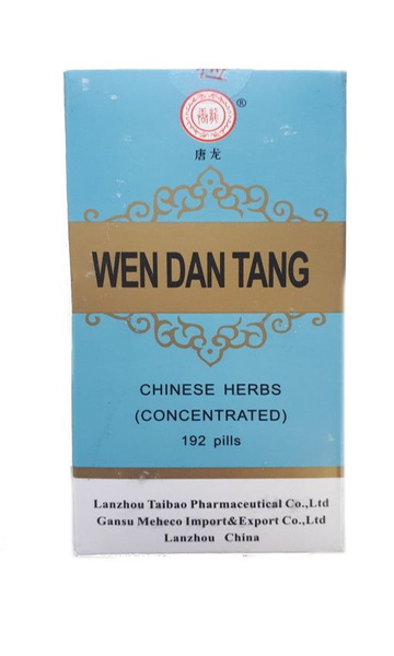 Wen Dan Tang: 192 Pills for Digestive & Gallbladder Health