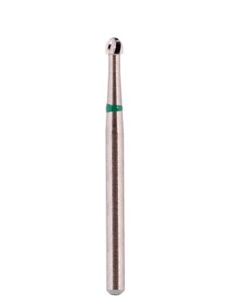 5pc 1.6mm Carbide Ball Nose Drill Bit Set, FG Green, 1S Grade