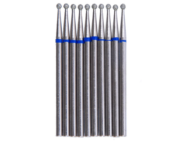 Diamond Burr Set - 43pcs, 1.8mm Diameter, Blue Ring Carbide Burrs