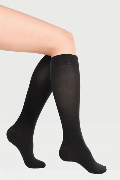 Compression Socks Luomma Idealista Black - 20-30 mmHg, 1 Pair
