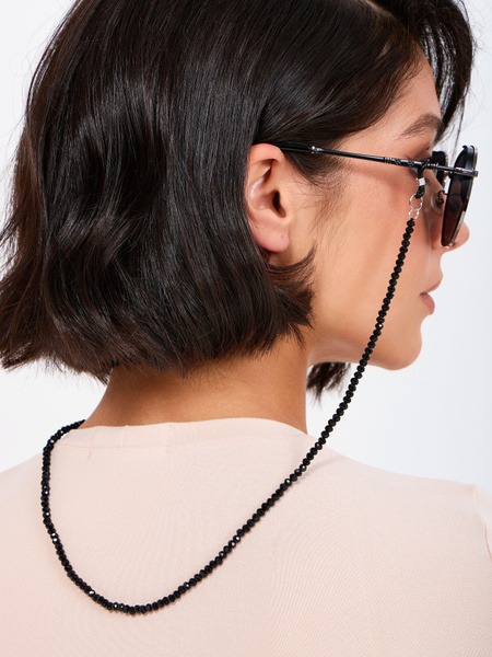Women's Eyeglass Chain with Crystal Accents