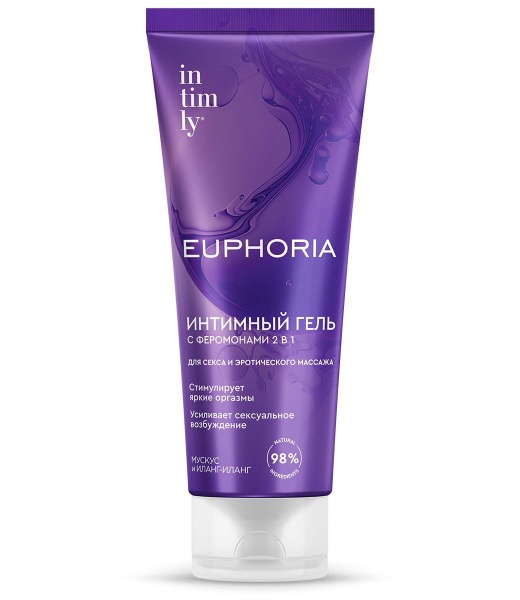 Intimly Euphoria: 2-in-1 Pheromone Lubricant with Musk & Ylang-Ylang (75ml)