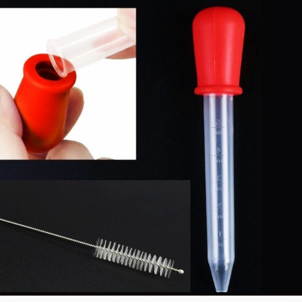 Measuring Pipette with Cleaning Brush for Arts & Crafts