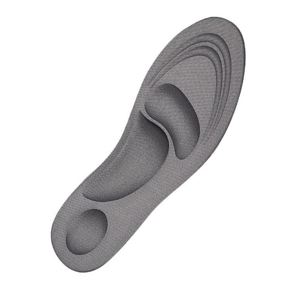 Gray Orthotic Insoles: Anatomical Arch Support