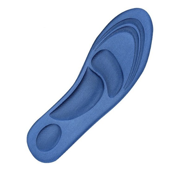 Blue Orthotic Insoles: Anatomical Arch Support