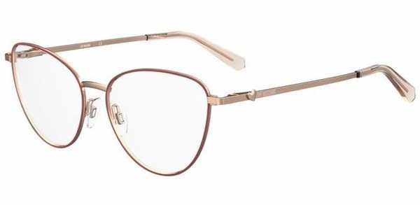 Moschino Love MOL587 Red Cat Eye Metal Women's Glasses Frames