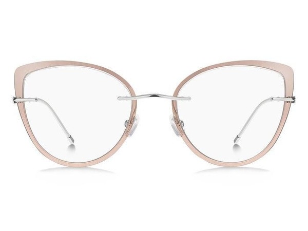 Hugo Boss BOSS 1399 9FZ Pink Cat Eye Metal Women's Eyeglasses