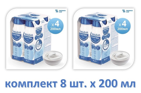 Fresubin 2kcal Drink with Fiber: 200ml Neutral Taste