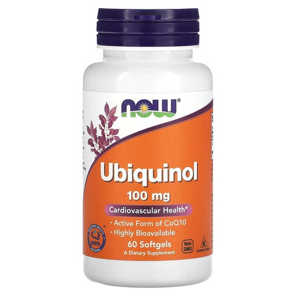 NOW Ubiquinol 705mg Capsules - 60 Count