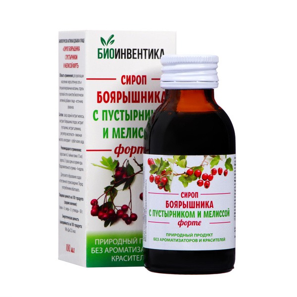 Hawthorn, Motherwort & Lemon Balm Forte Syrup, 100ml