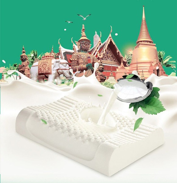 Natural Latex Orthopedic Pillow 40x60cm - 12cm High
