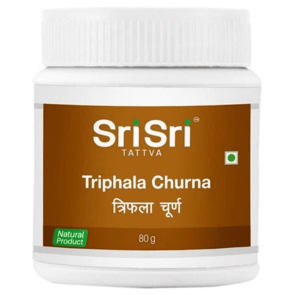 Triphala Churna Supplement: 80g for Cleansing & Rejuvenation