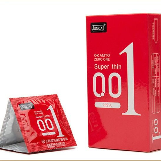 Ultra-Thin Condoms: 10 Pack, Double Hyaluronic Acid Lubrication