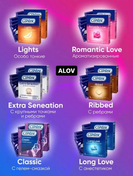 Contex Condoms: 12-Pack (3 Condoms/Pack)