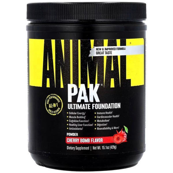 Animal Pak 429g Cherry Bomb: Ultimate Vitamin & Mineral Supplement (30 Servings)