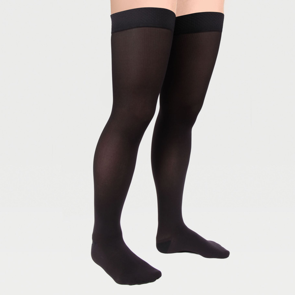 Black Compression Stockings, Class 1 Compression