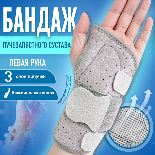Wrist Brace Support: Universal Size Left Hand
