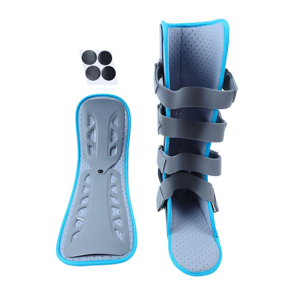 Left Leg Ankle Stabilizer Brace: Breathable, Adjustable, 360° Support, Medium
