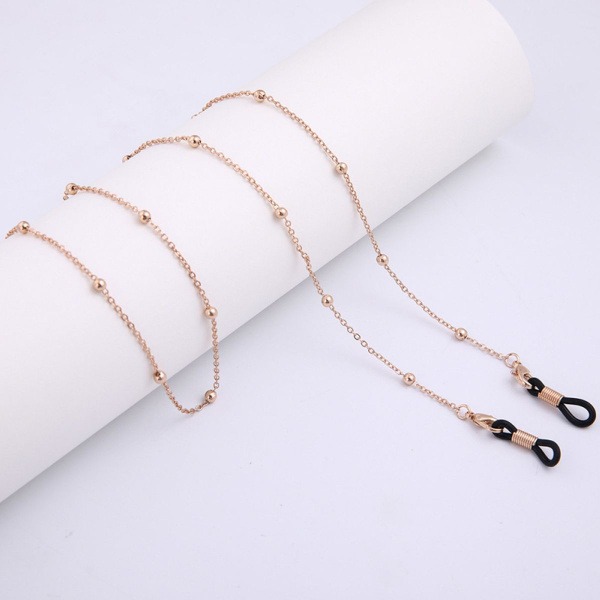 Gold Ball Eyeglass Chain