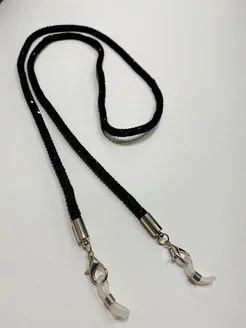 Black Crystal Eyeglass Chain