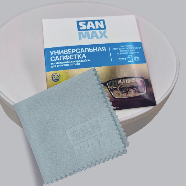 SANMAX Microfiber Glasses Cleaning Cloth (15x15cm)