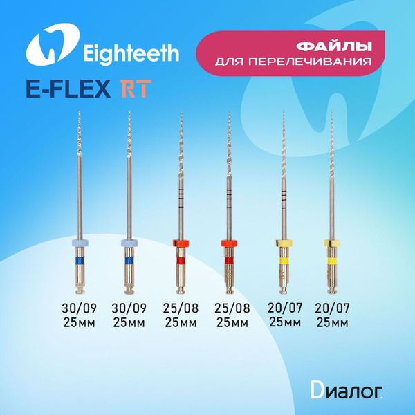E-Flex RT Retreatment Files: 18 Machine Endo Files