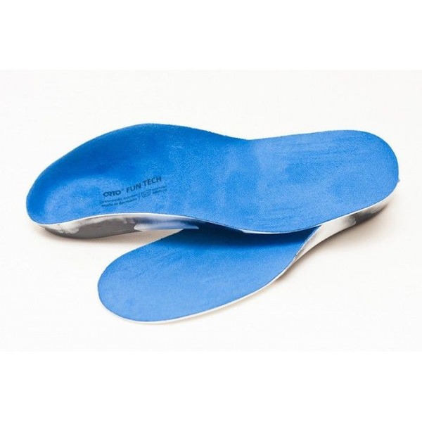Kids' Orthotic Insoles with High Sides (ORTO) - Blue, Size 25/26
