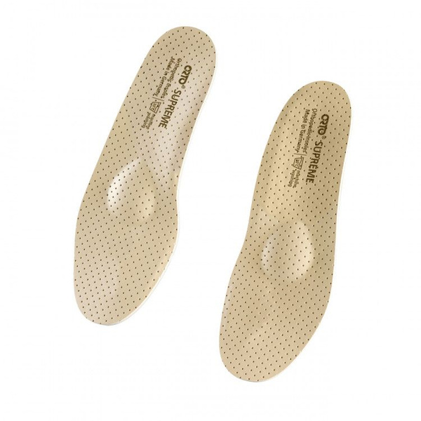 Orthotic Insoles with Big Toe Support (ORTO) - Beige, Size 36