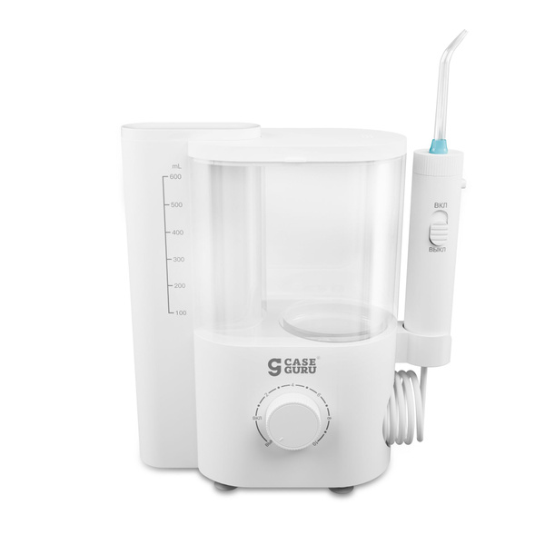 Portable Oral Irrigator with Orthodontic, Tongue, and Crown Attachments - CaseGuru Alligator L