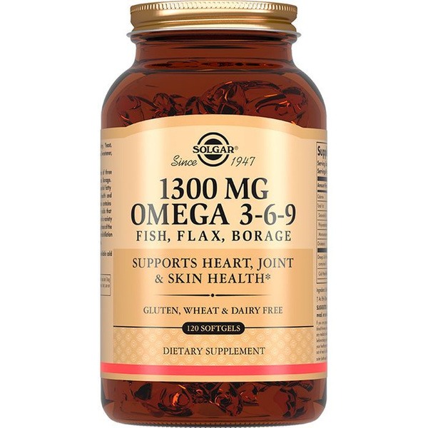 Solgar Omega 3-6-9 EFA 1300mg - 120 Capsules