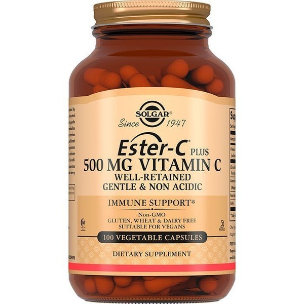 Solgar Ester-C Plus Vitamin C Capsules (100 x 500mg)