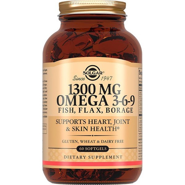 Solgar Omega 3-6-9 EFA 1300mg - 60 Capsules