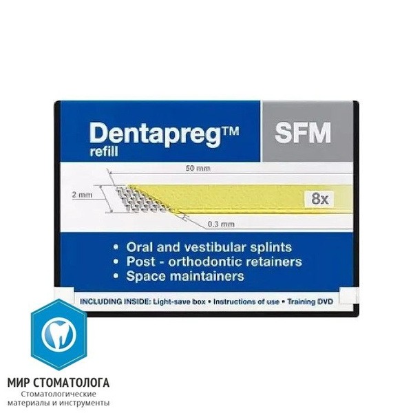 Dentapreg Splint SFM 2 mm × 0.3 mm × 50 mm Splinting Tape