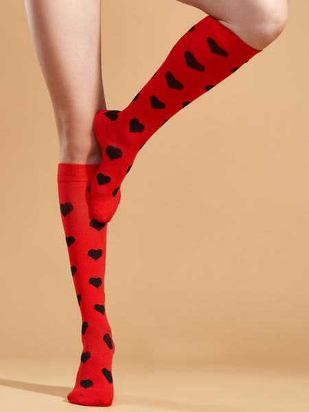 Compression Socks Red Heat: Black & Red (1 Pair)