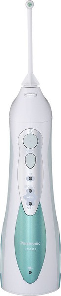 Panasonic EW1313G303 Oral Irrigator: 2 Nozzles, White/Teal