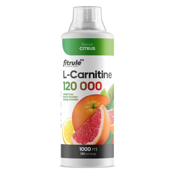 Fitrule L-Carnitine 120000mg Citrus Drink: 1000ml Concentrate