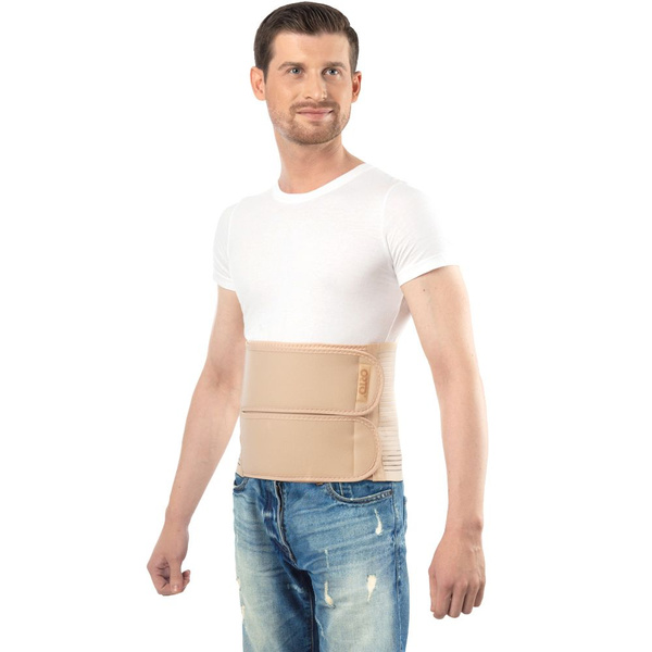 Abdominal Post-Surgery Support Bandage (24cm, Beige XXL)