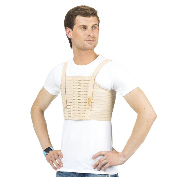 Men's Beige Chest Bandage BGC-423, Size L