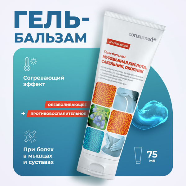 Joint Pain Relief Cream with Formic Acid: Knee Pain Gel