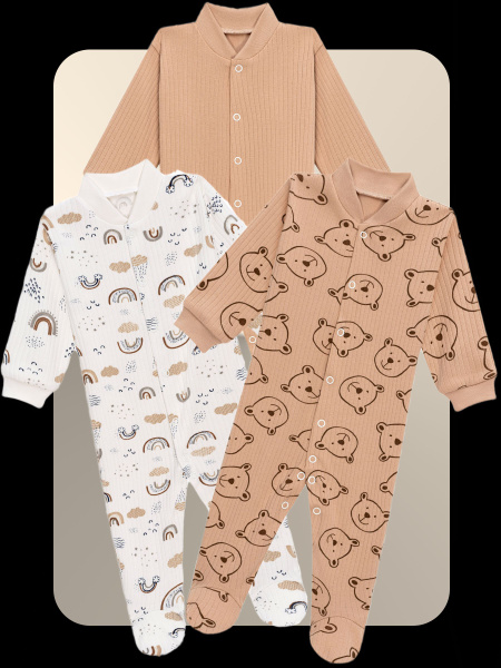 Stefano Shosti Newborn Baby Boys' Onesies: Soft, Comfortable & Hypoallergenic