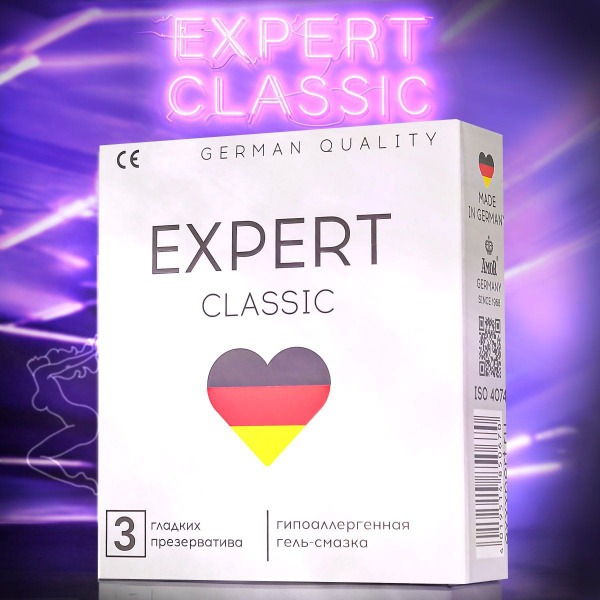 EXPERT Classic Condoms (3 Pack)