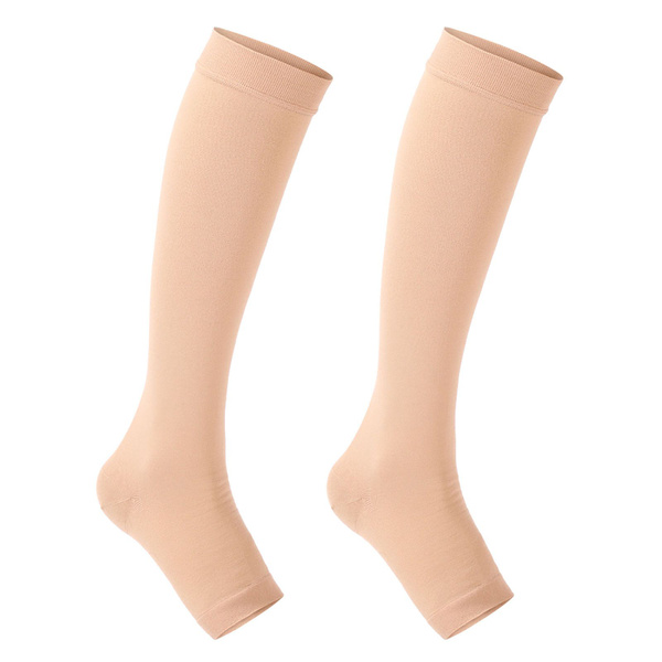 Compression Calf Sleeves & Breathable No-Show Running Socks